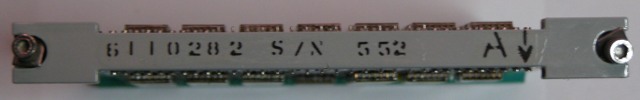 LVDC page assembly, end view